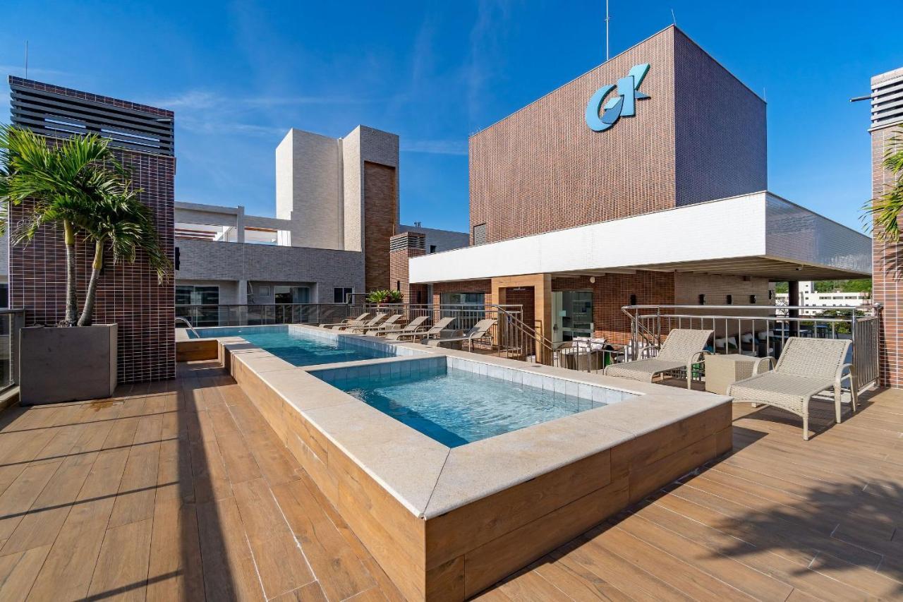 Porto Madero, Condo com Piscina e Academia -Apartamento 3 dorms 8 pessoas- Centro de Bombinhas Exterior foto